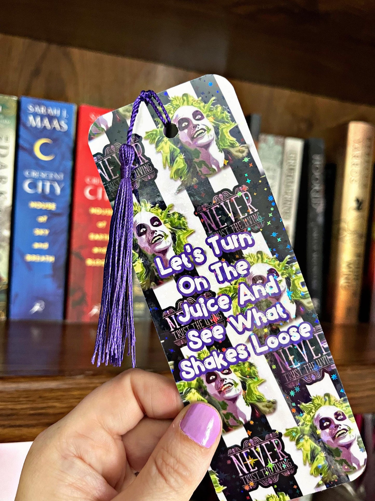 Beetle Guy Bookmark, Halloween Bookmark, Strange and Unusual Bookmark, Dark Romance Bookmark, Reading Accessory, Book Gift, Cute Bookmark,