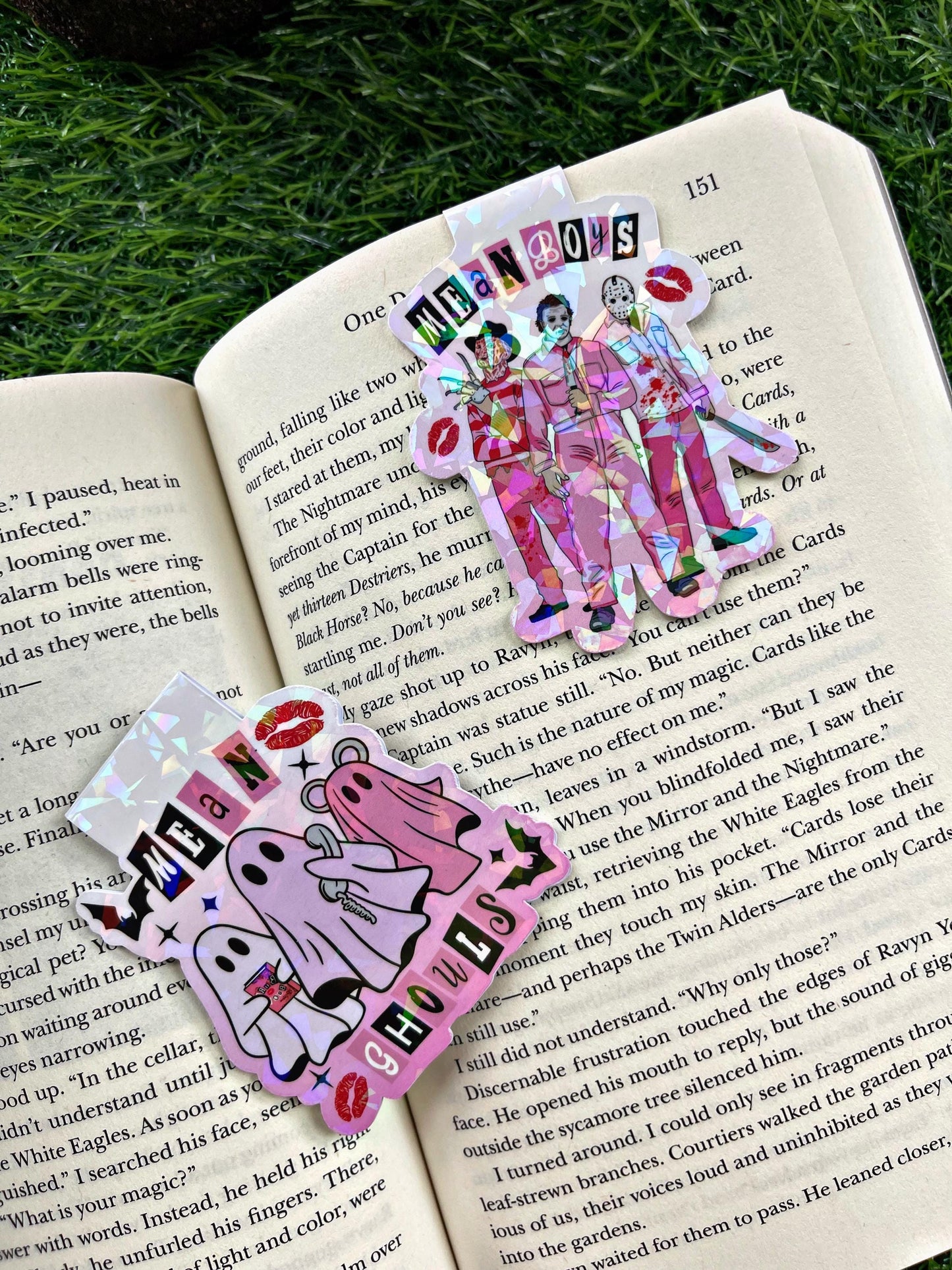 Horror Magnetic Bookmark, Mean Boys Bookmark, Mean Girls Reading Accessory, Bookish Gift, Cute Bookmark