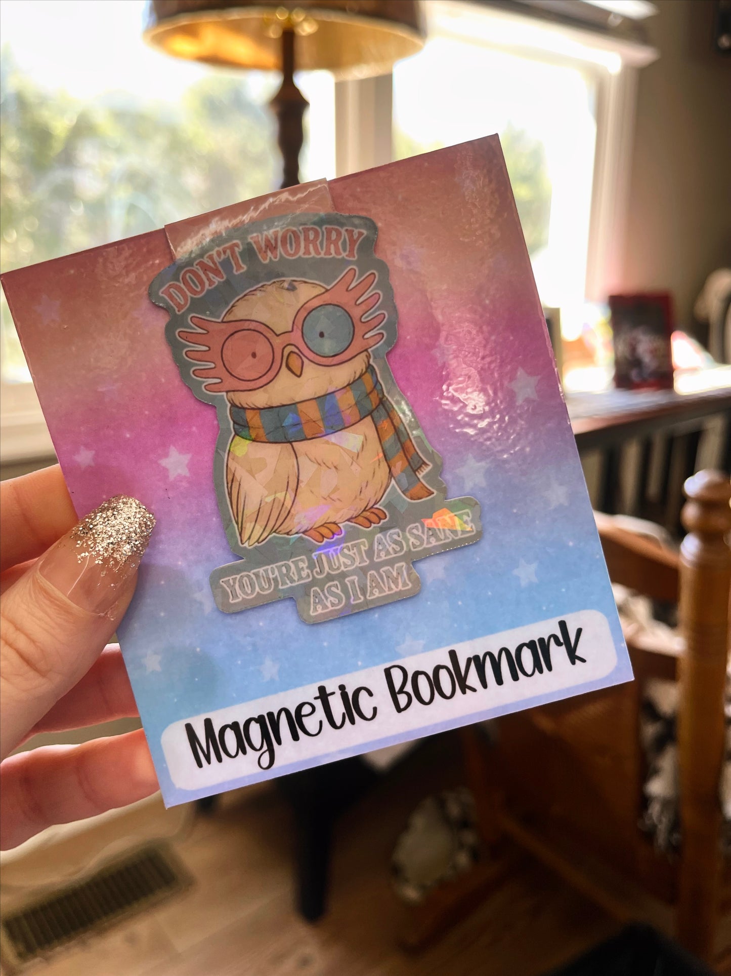 Wizard Owl Magnetic Bookmark