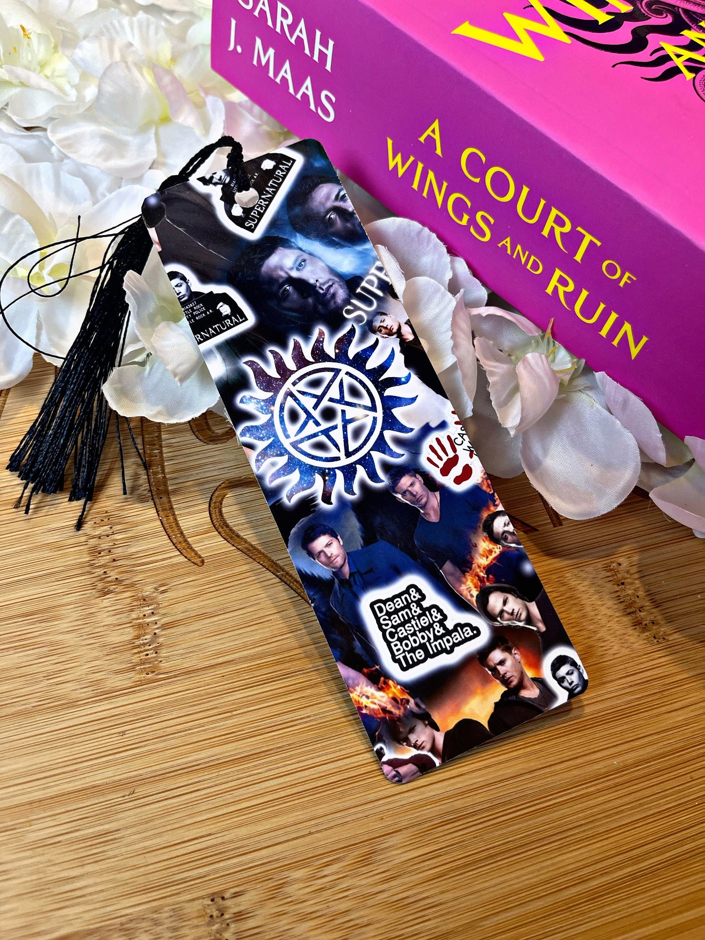 Supernatural Bookmark, Winchester Brothers Bookmark, Reading Accessory, Book Gift, Cute Bookmark, Unique Bookmark, Personalized Bookmark