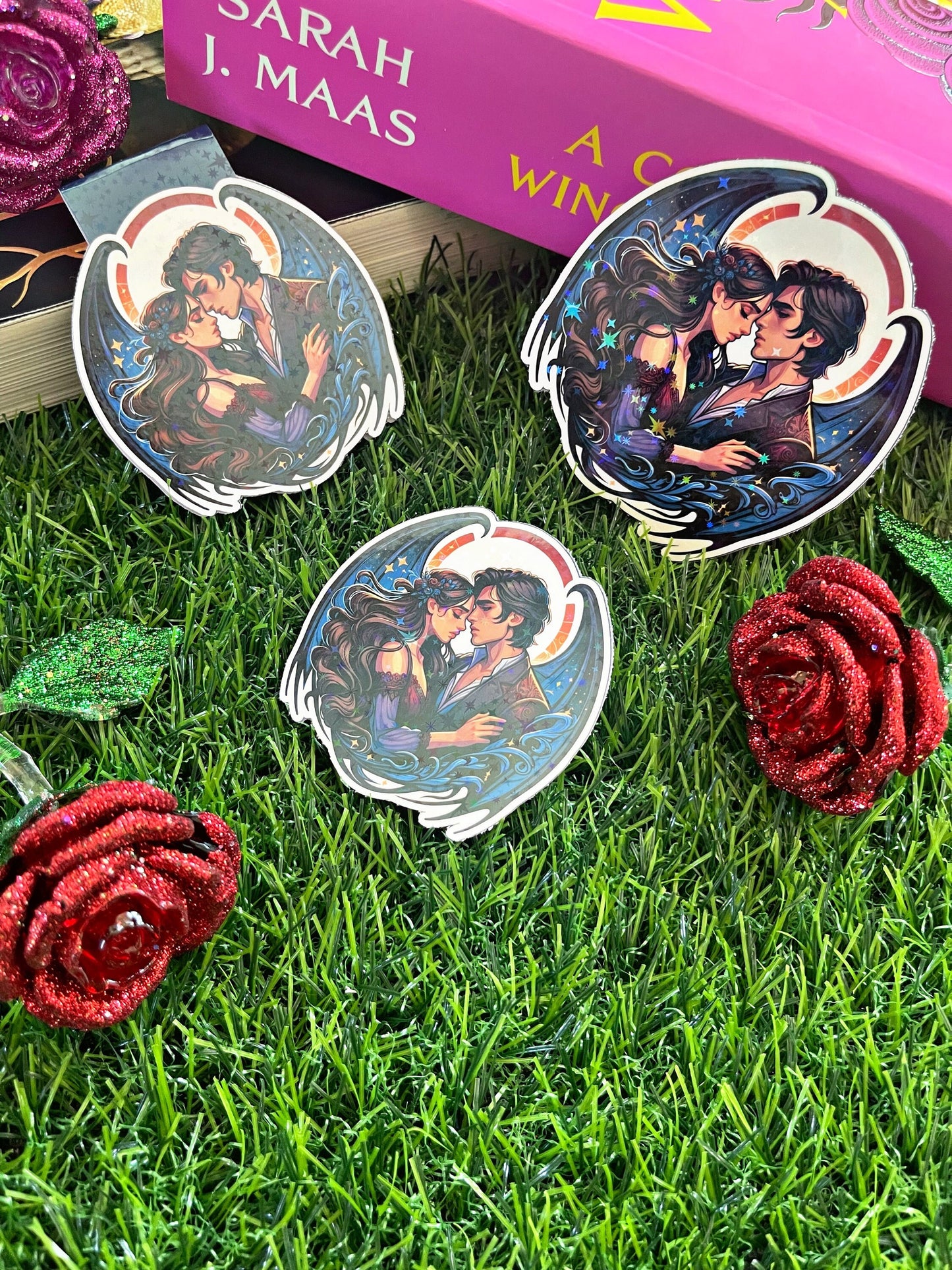 Acotar Themed Kindle Stickers/ Feyre and Rhys Themed Stickers