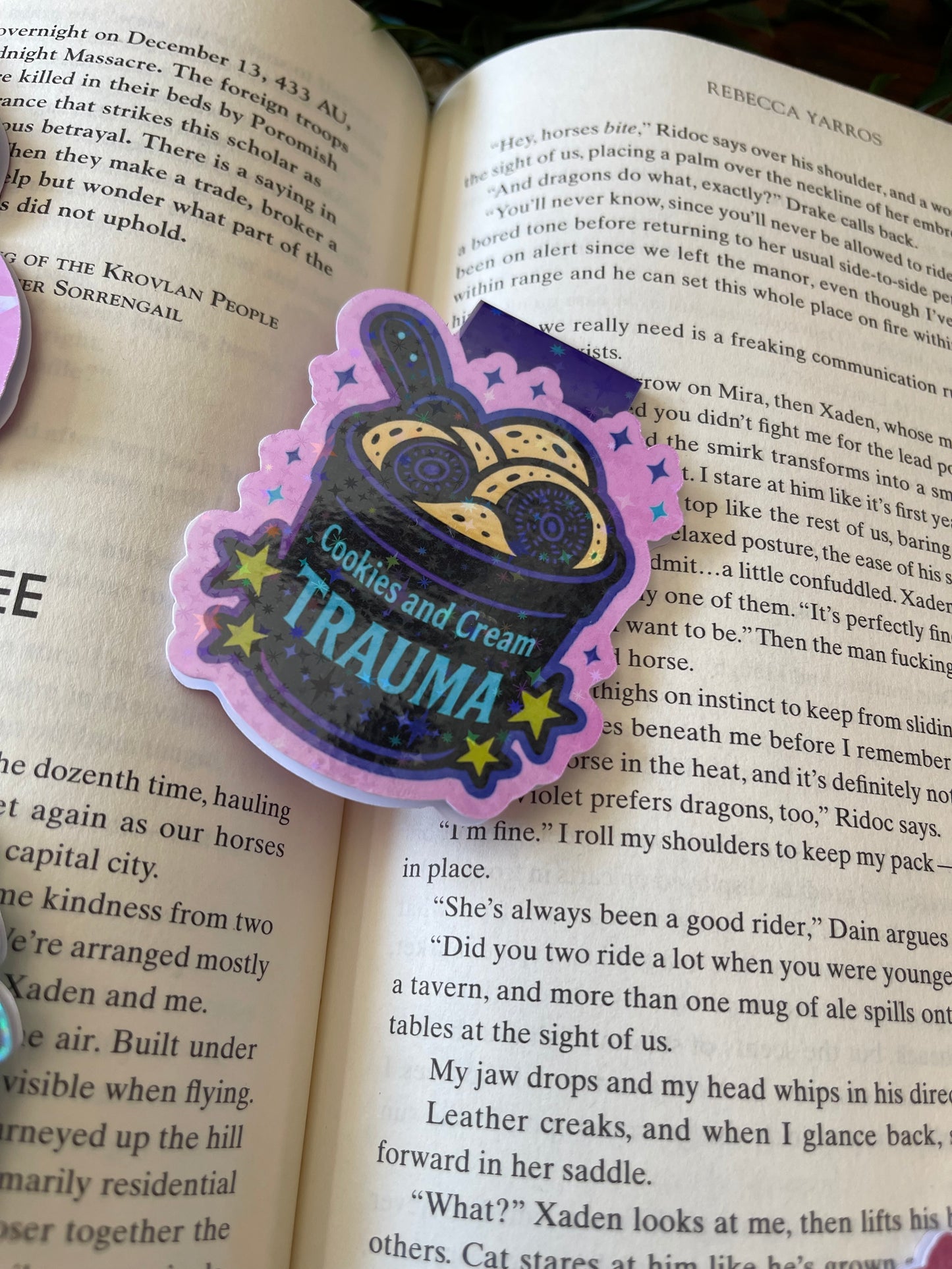 Cookies And Cream Magnetic Bookmark