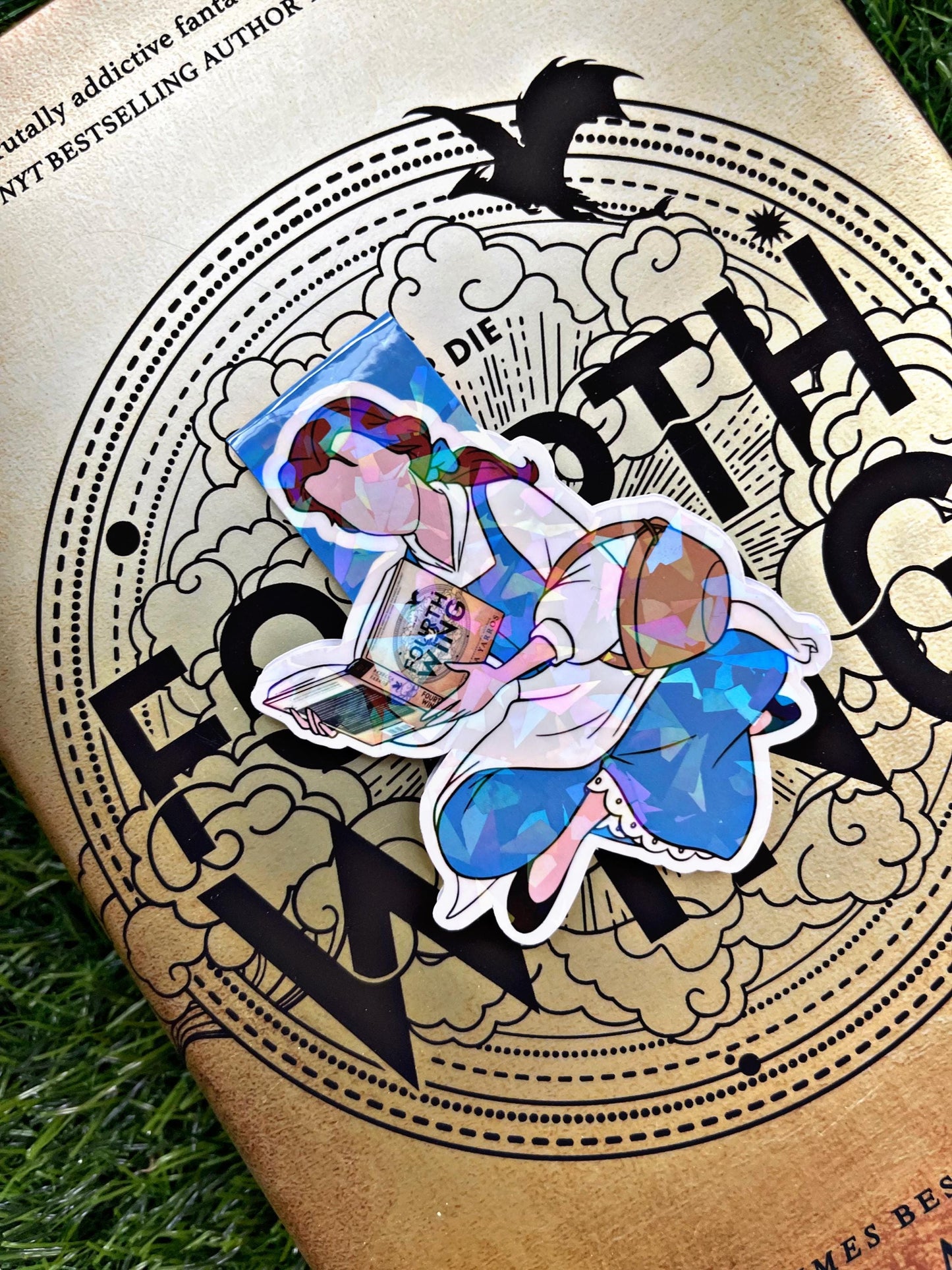 Belle Reading Themed Magnetic Bookmark, Forth Wing Bookmark, Beauty and The Beast Bookmark, Empeyrian Cute Reading Accessory, Book Gift,