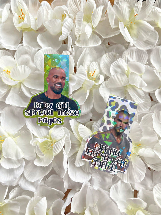 Criminal Minds Magnetic Bookmark, Smutty Bookmark, Shemar Reading Accessory, Book Gift, Cute Bookmark, Unique Bookmark