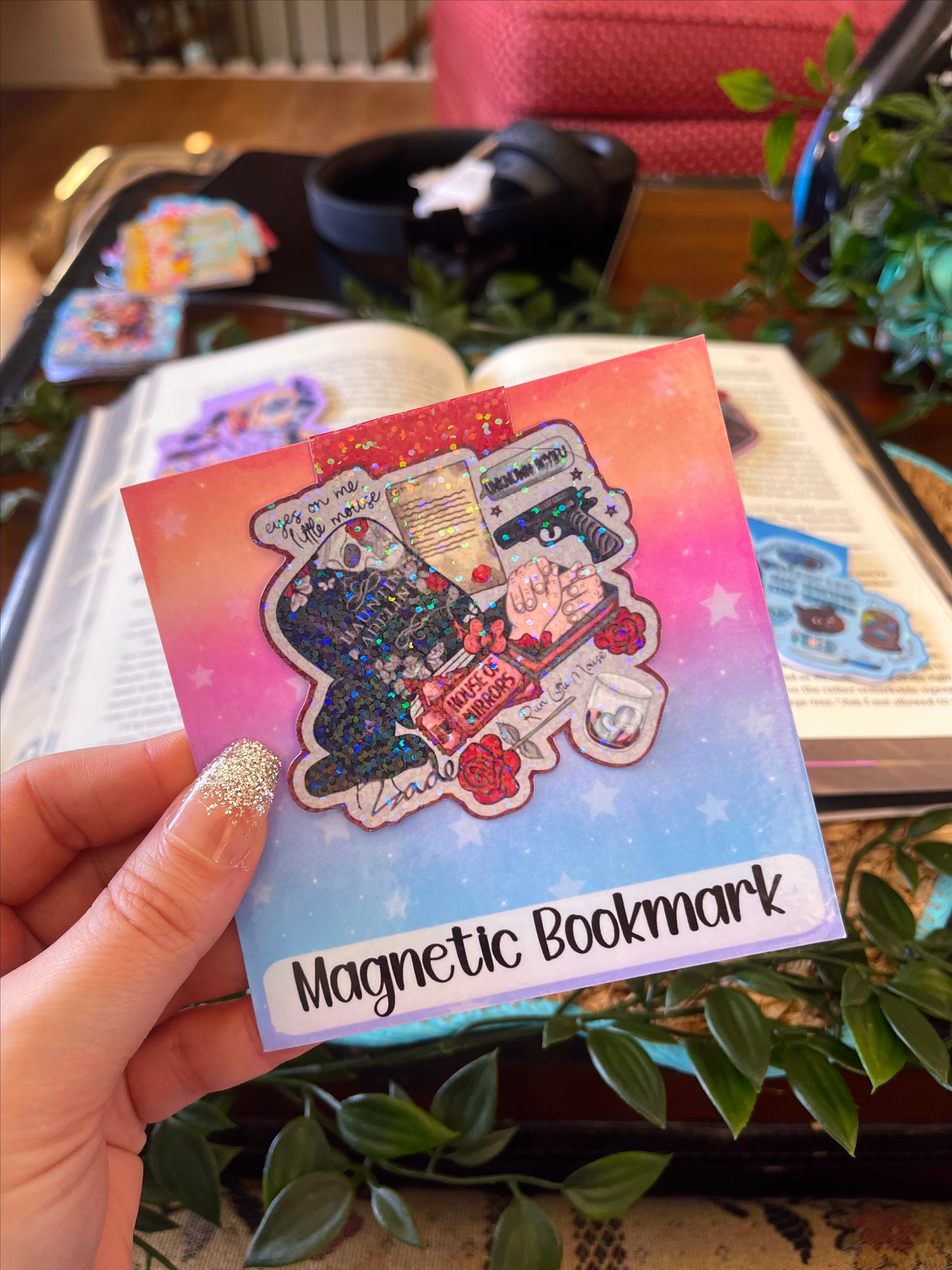 Dark Romance Magnetic Bookmark