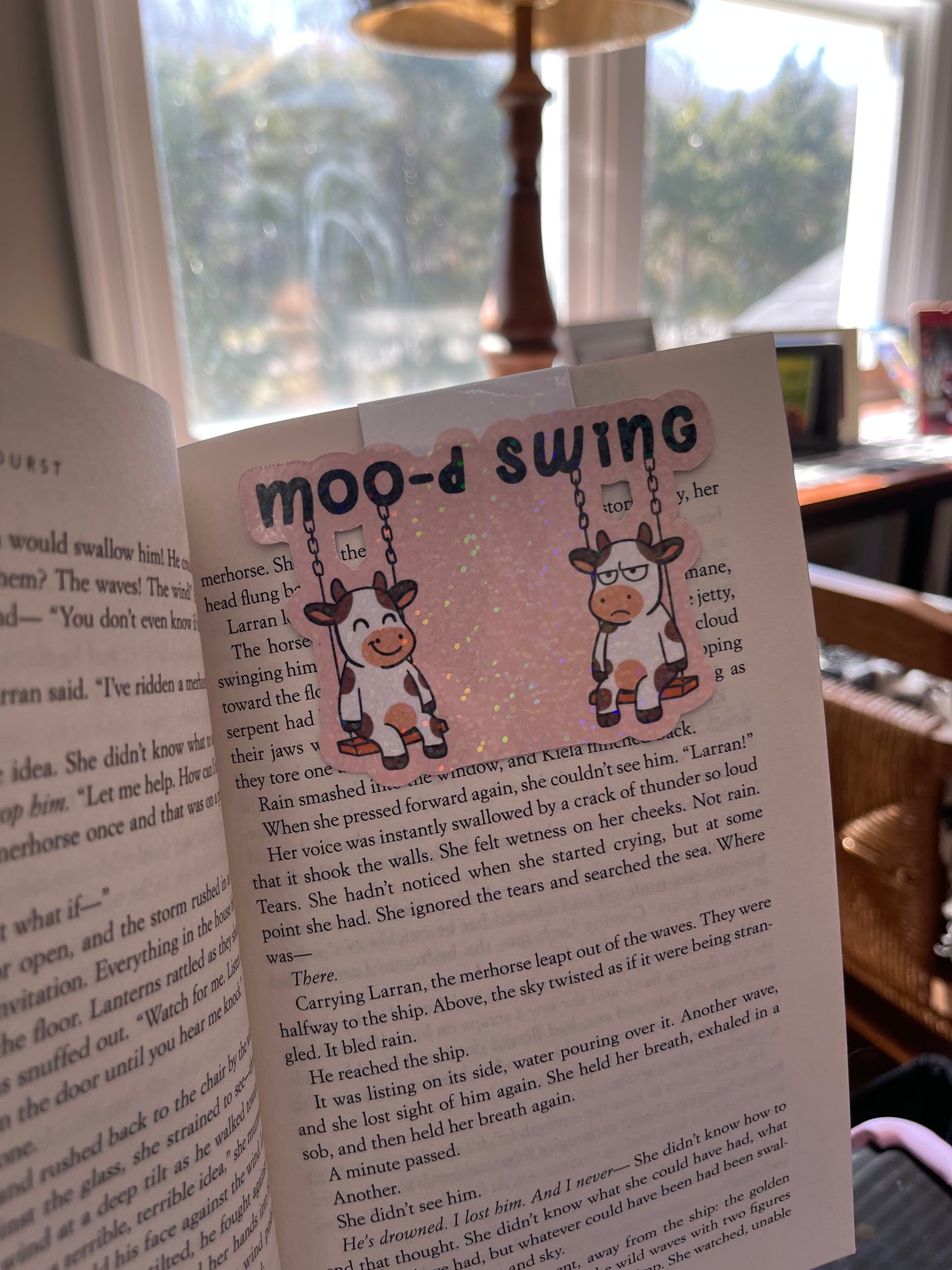 Funny Cow Magnetic Bookmark
