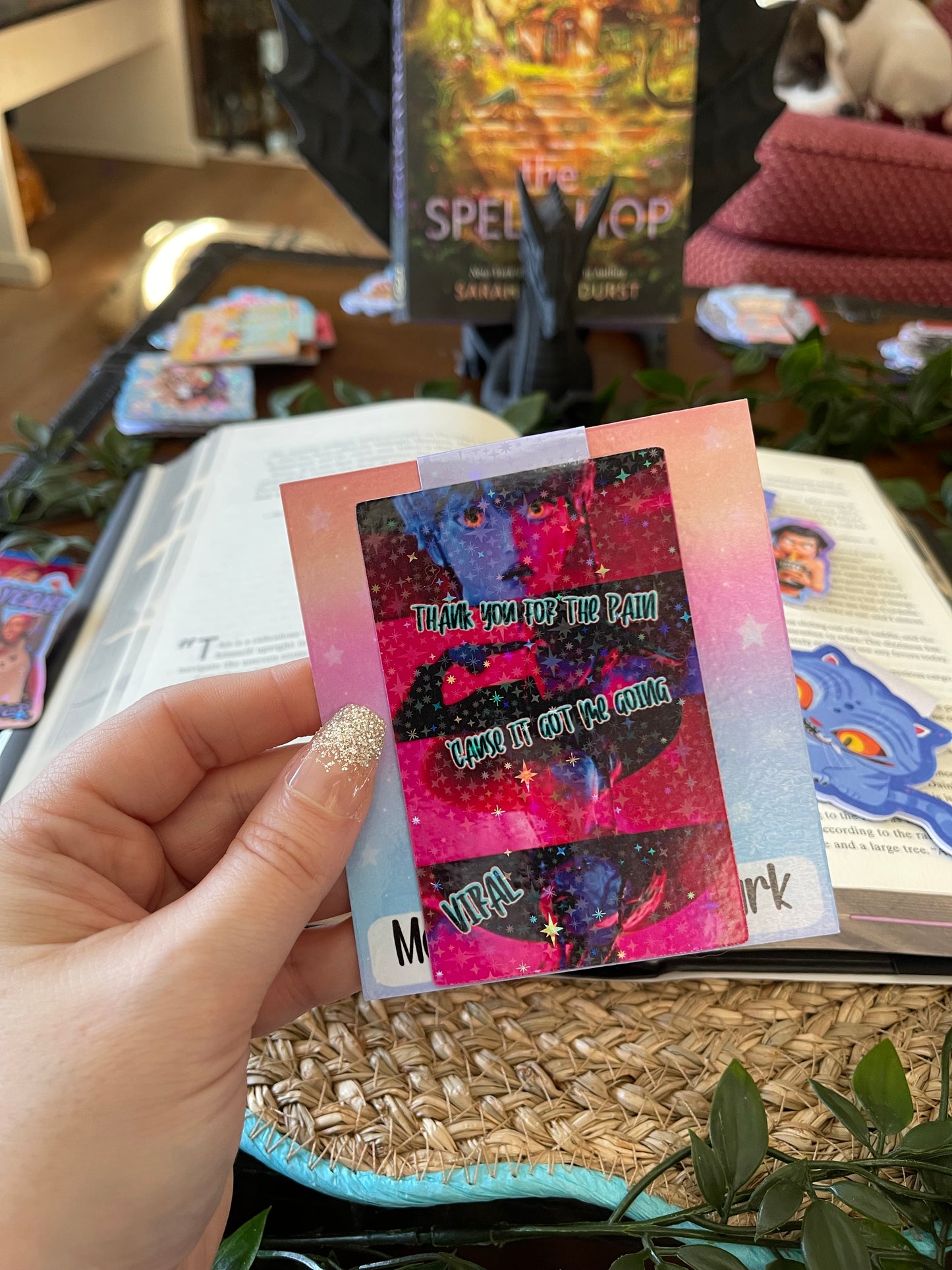 Cartoon Boy Magnetic Bookmark