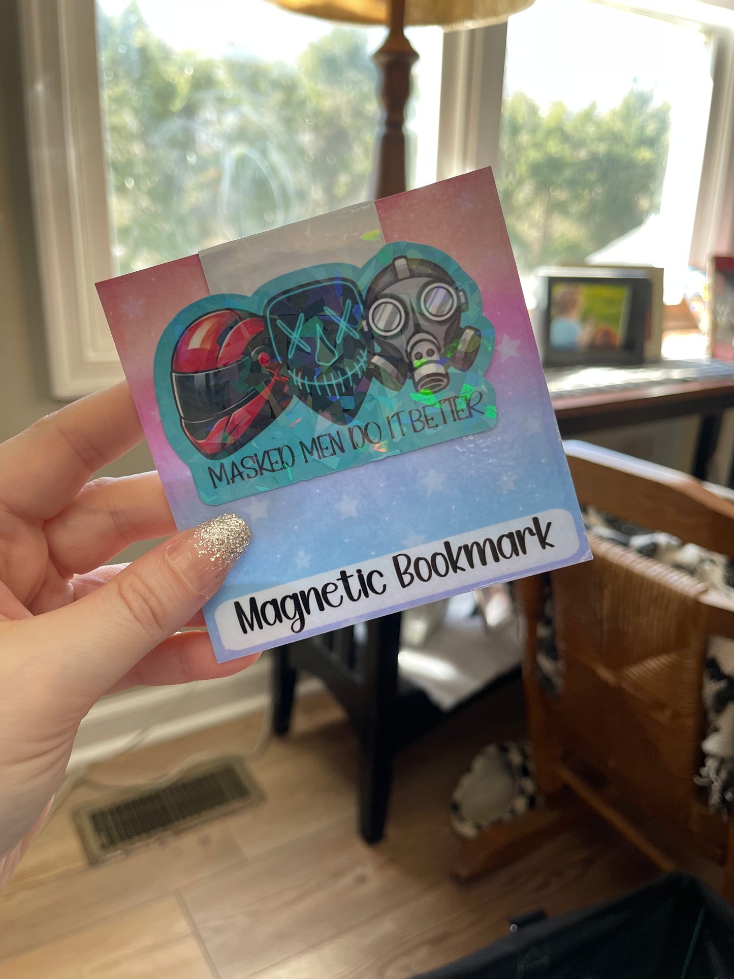 Masked Men Do It Better Magnetic Bookmark