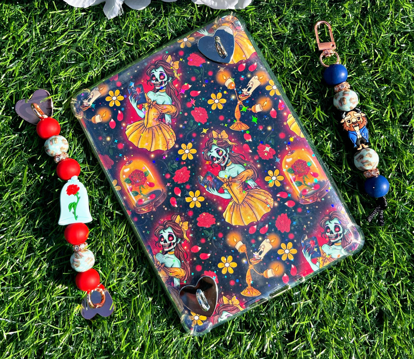 Glass Rose Kindle Strap