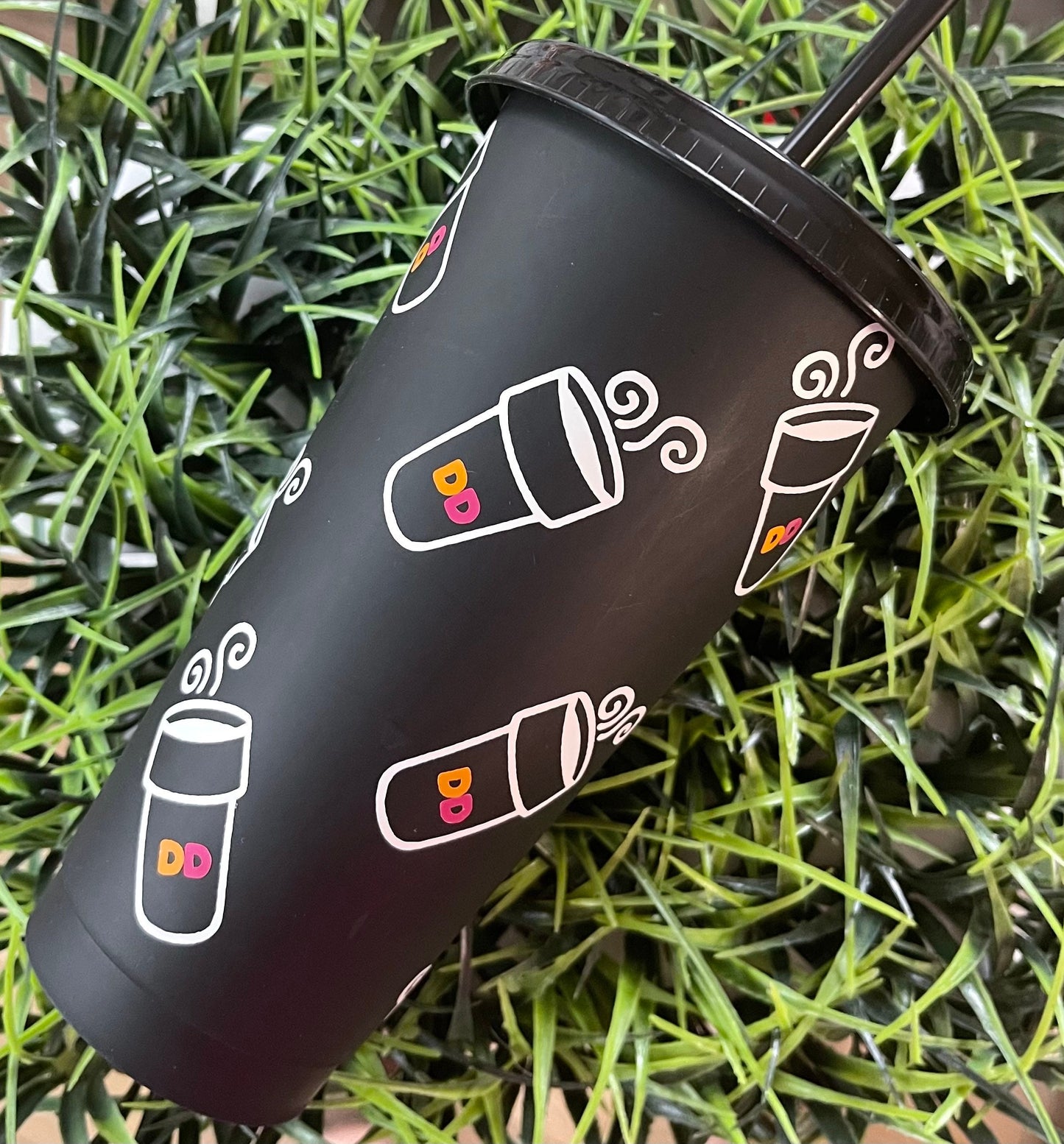 Dunkin Donuts Cup, Dunkie Junkie Tumbler, Personalized Dunkin’ Donuts Cup, Iced Coffee Tumbler, Reusable Tumbler