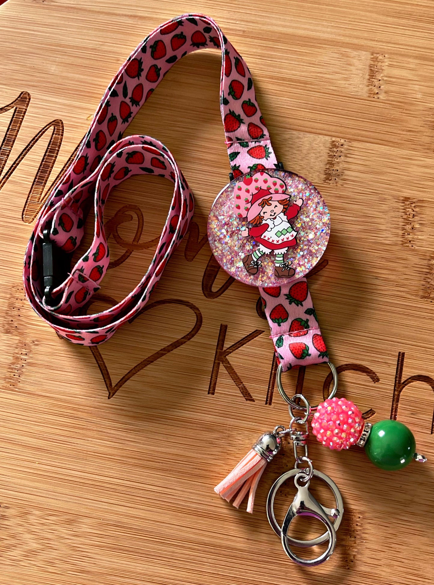 Strawberry Girl Lanyard