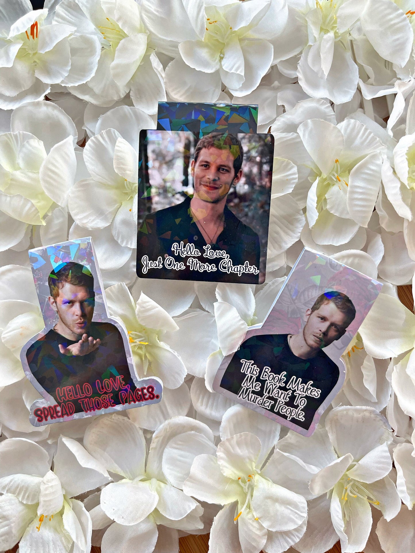 Klaus Michaelson Bookmark, Vampire Diaries Magnetic Bookmark, Reading Accessory, Book Gift, Cute Bookmark, Unique Bookmark,