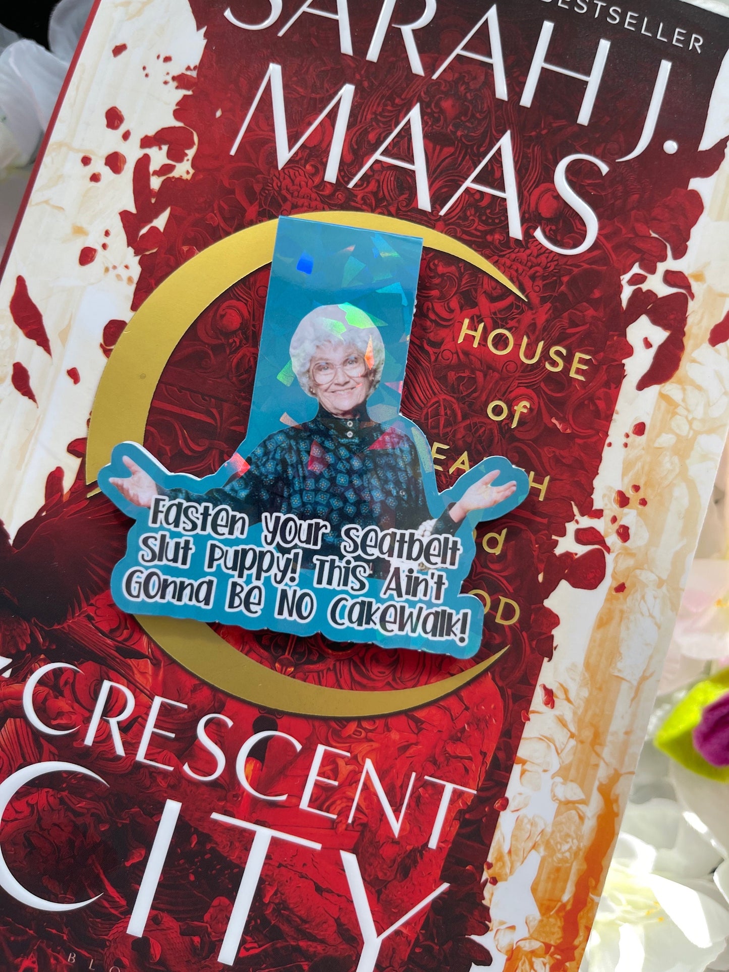 Golden Girls Magnetic Bookmark, Cute Christmas Bookmark, Reading Accessory, Book Gift, Cute Bookmark, Unique Bookmark, Smutty Bookmark