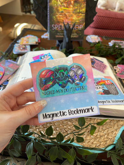 Masked Men Do It Better Magnetic Bookmark