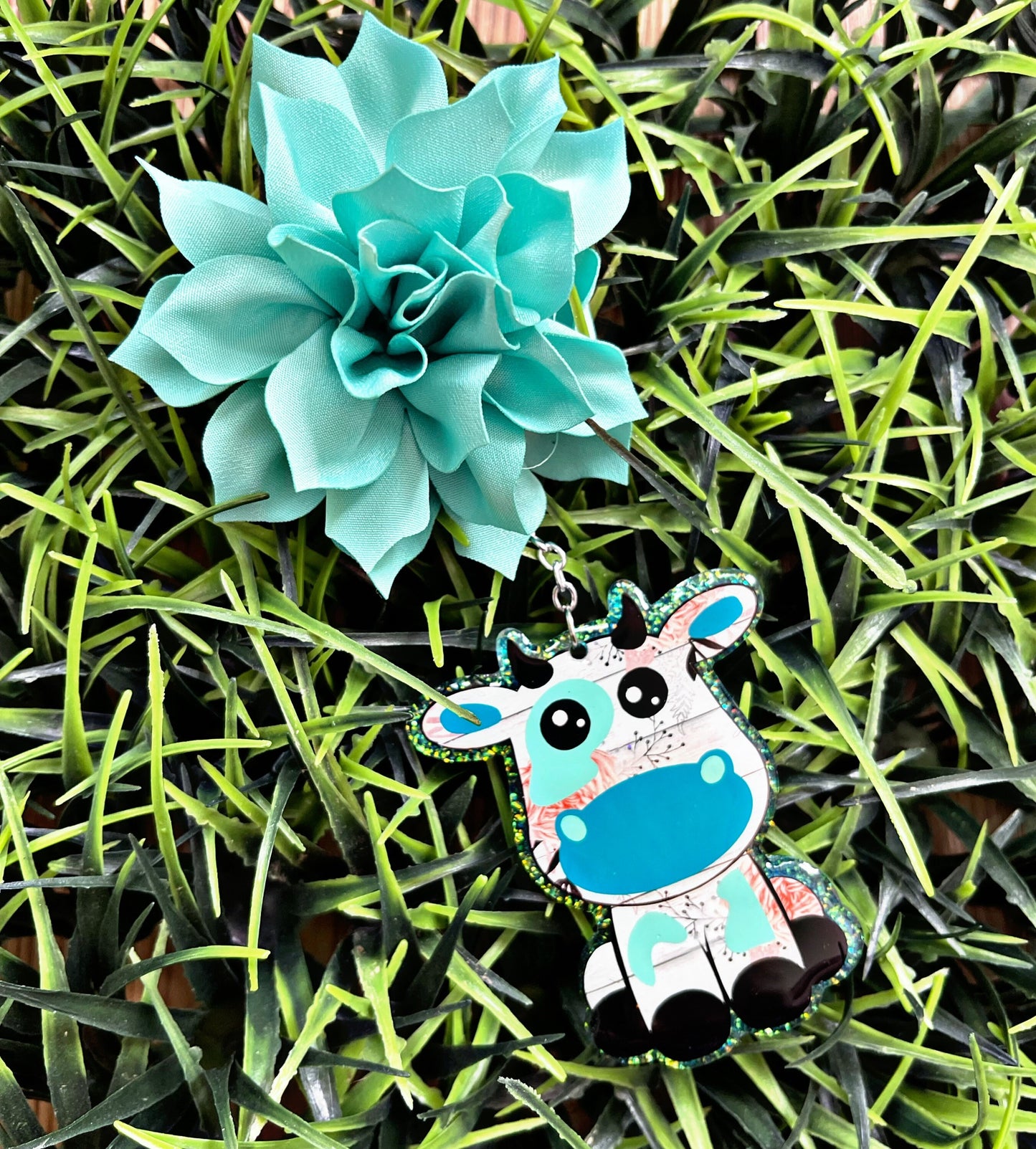 Cow Car Freshie, Car Accessories, Cow Car Freshener