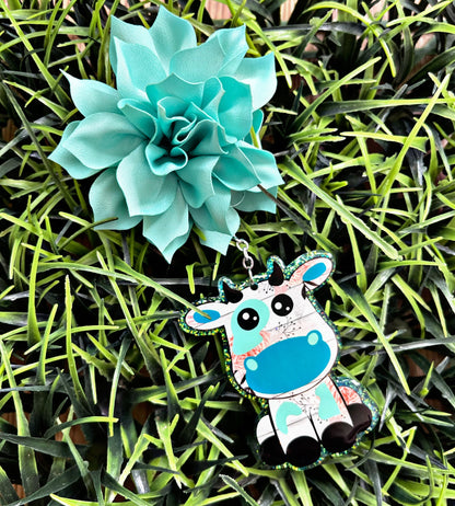 Cow Car Freshie, Car Accessories, Cow Car Freshener