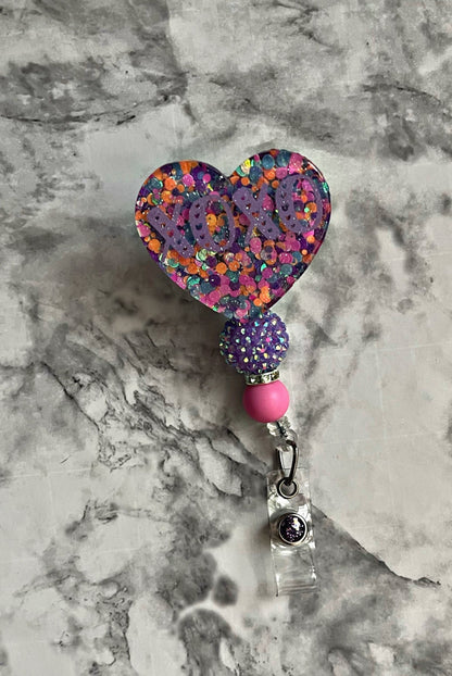 XOXO Heart Badge Reel- Valentines Badge Reel
