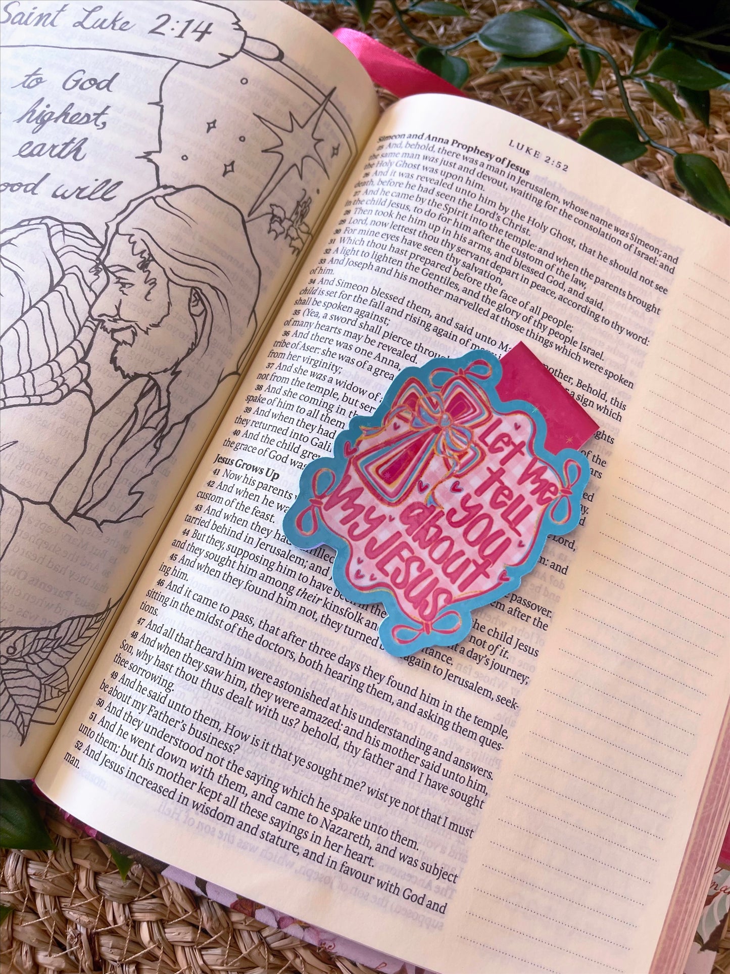 Religious Magnetic Bookmark