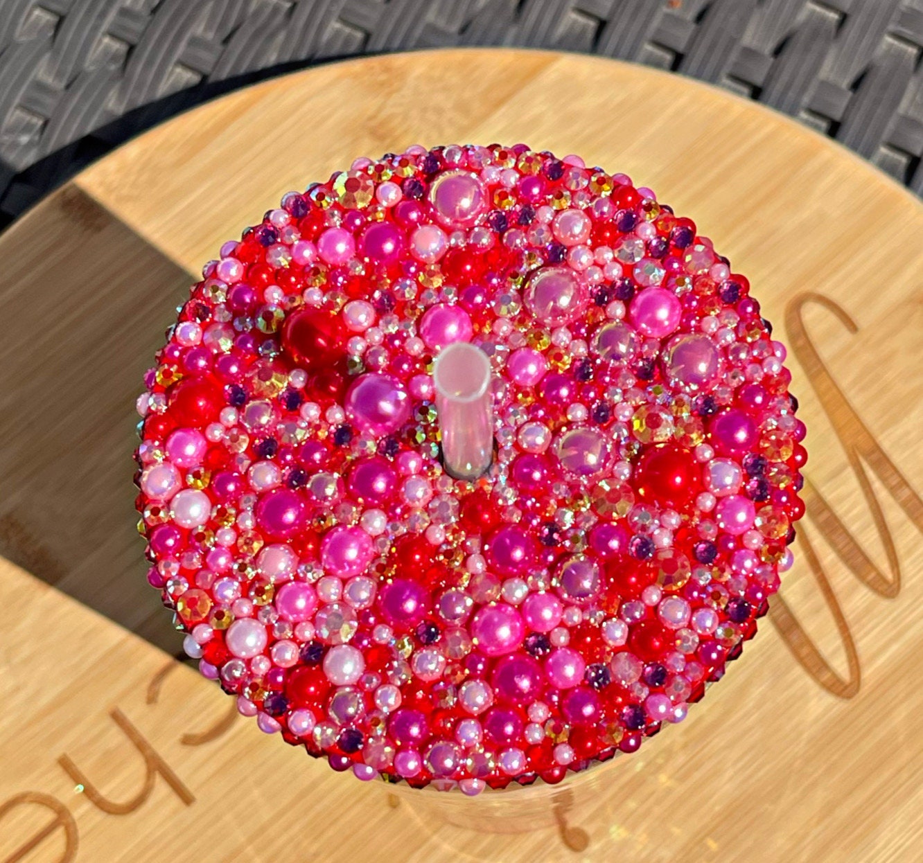 Strawberry Girl Snow Globe Tumbler