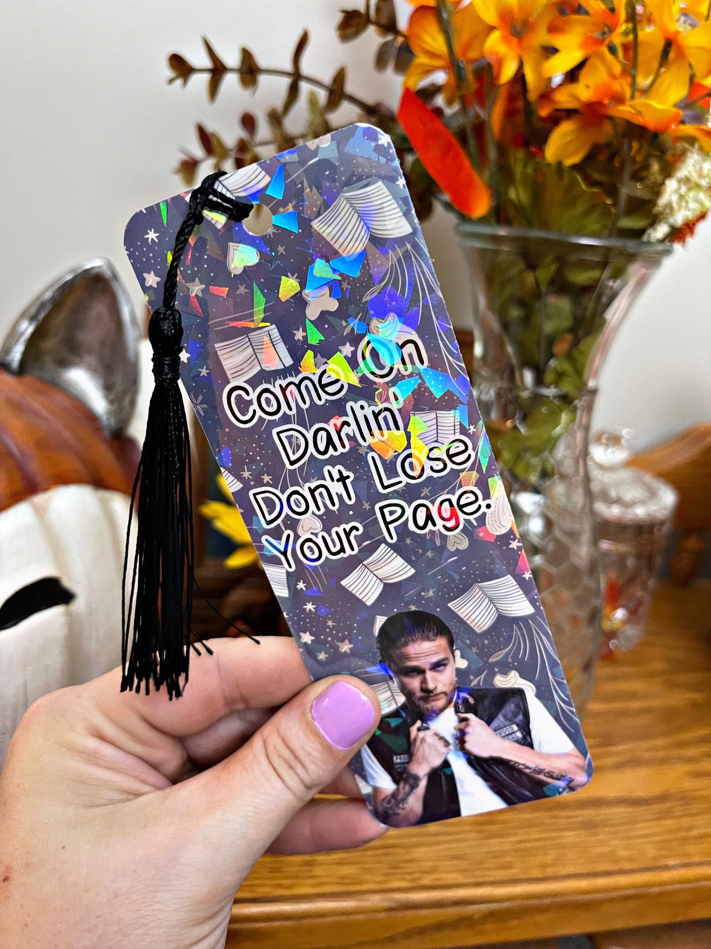 Jax Teller Bookmark, Sons Of Anarchy Bookmark, Dark Romance Bookmark, Reading Accessory, Book Gift, Cute Bookmark, Unique Bookmark,