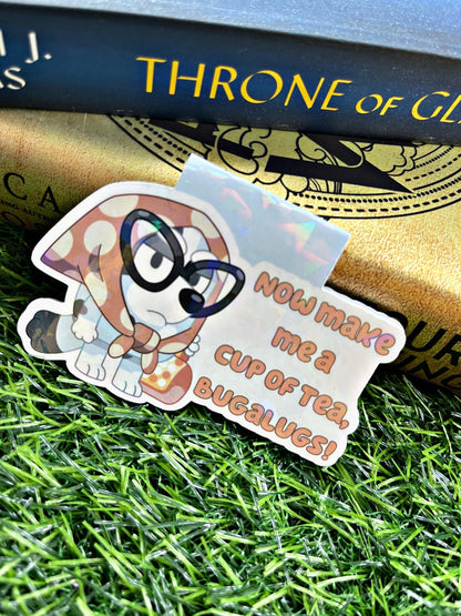 Cute Dog Magnetic Bookmark, Checklist Bookmark, Reading Accessory, Bookish Gift, Cute Bookmark, Unique Bookmark, Personalized Bookmark