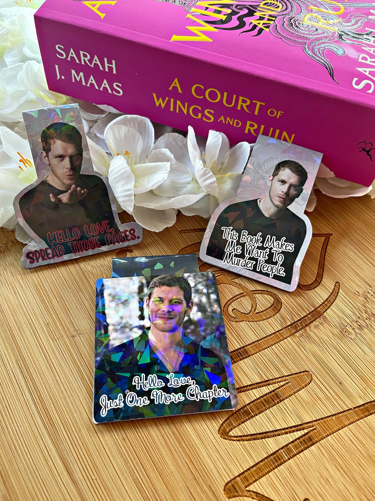 Klaus Michaelson Bookmark, Vampire Diaries Magnetic Bookmark, Reading Accessory, Book Gift, Cute Bookmark, Unique Bookmark,