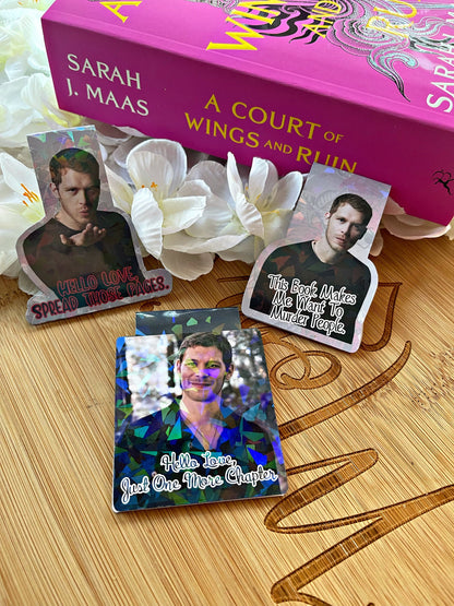 Klaus Michaelson Bookmark, Vampire Diaries Magnetic Bookmark, Reading Accessory, Book Gift, Cute Bookmark, Unique Bookmark,