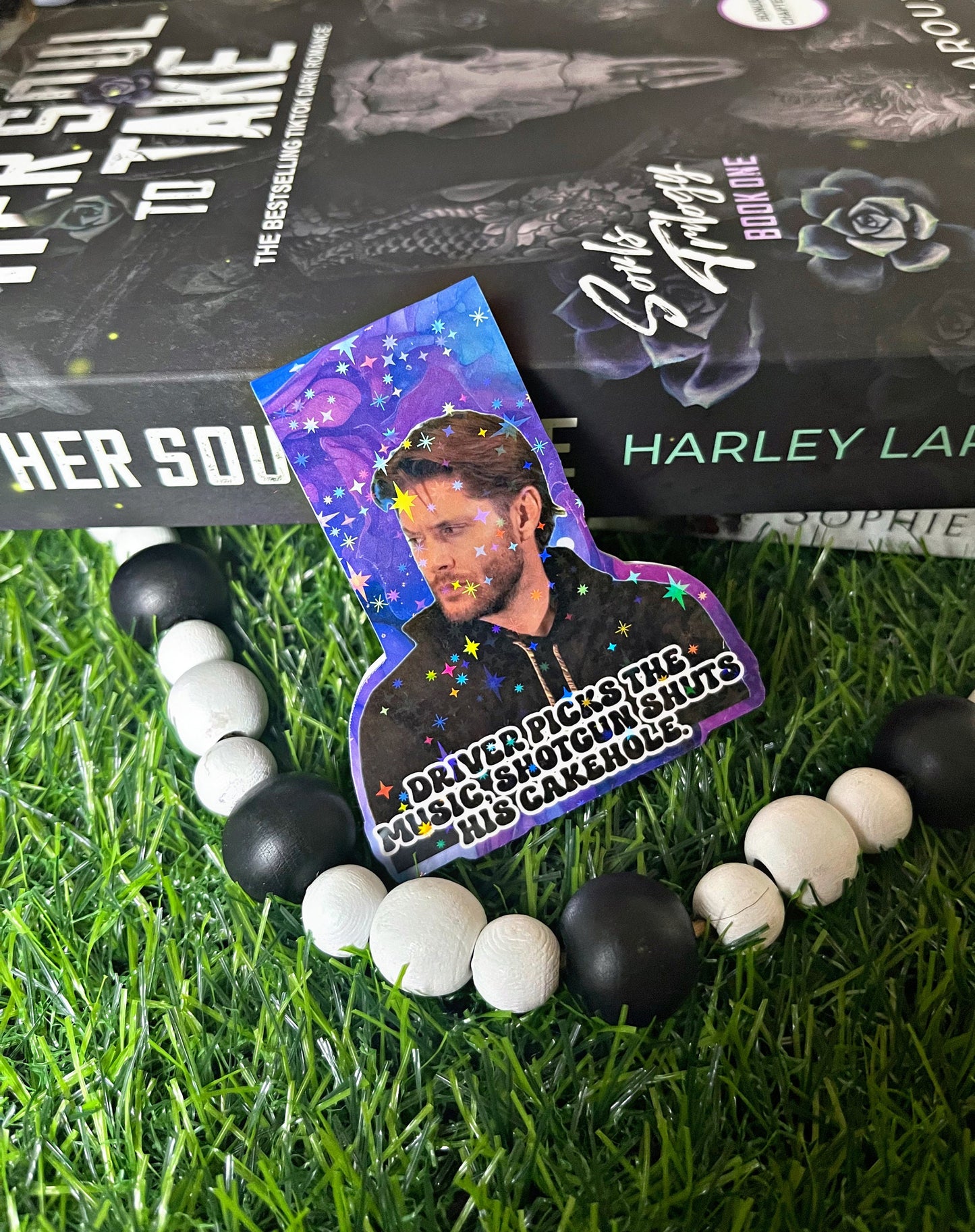 Jensen Ackles Magnetic Bookmark, Supernatural Magnetic Bookmark, Dean Winchester Bookmark, Cute Reading Accessory, Book Gift,