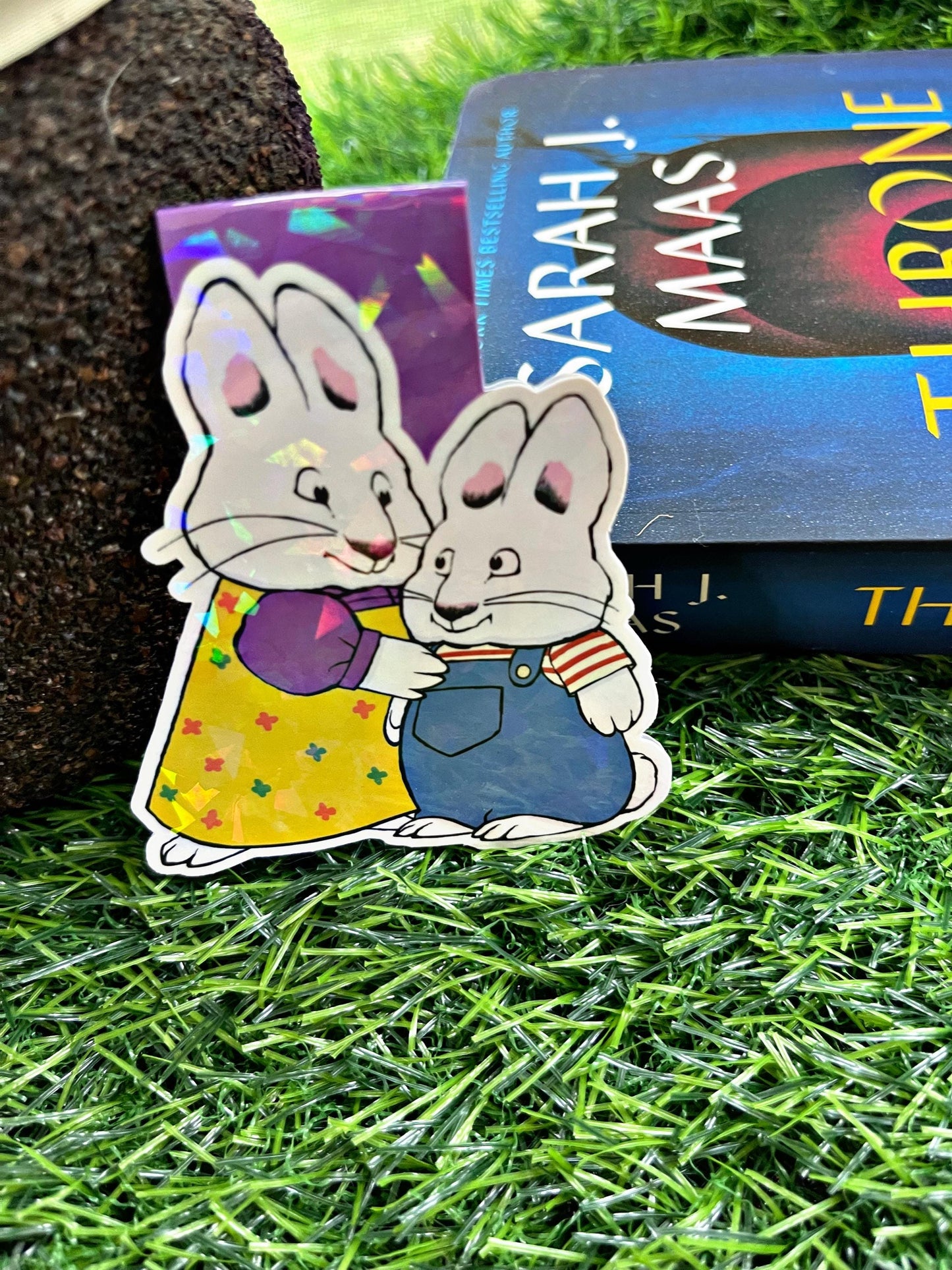 Max and Ruby Bookmark, Cartoon Magnetic Bookmark, Cute Reading Accessory, Book Gift,