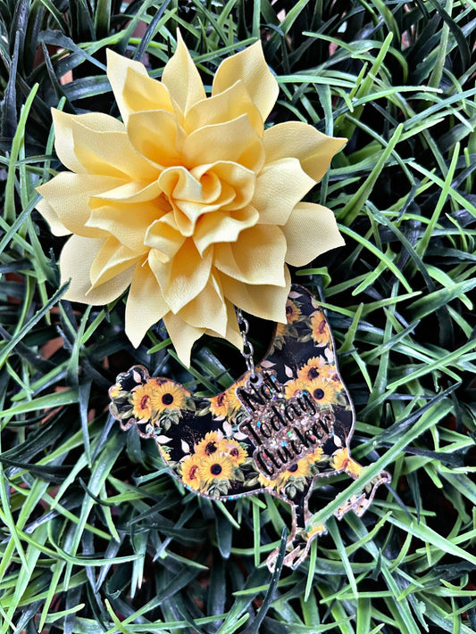 Chicken Car Freshie • Car Air Freshener• Cute Car Accessories • Essential Oils • Scented Car Freshener • Sunflower Car Charm •