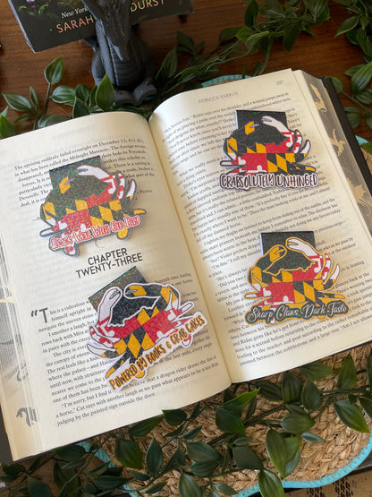 Maryland Crab Magnetic Bookmark