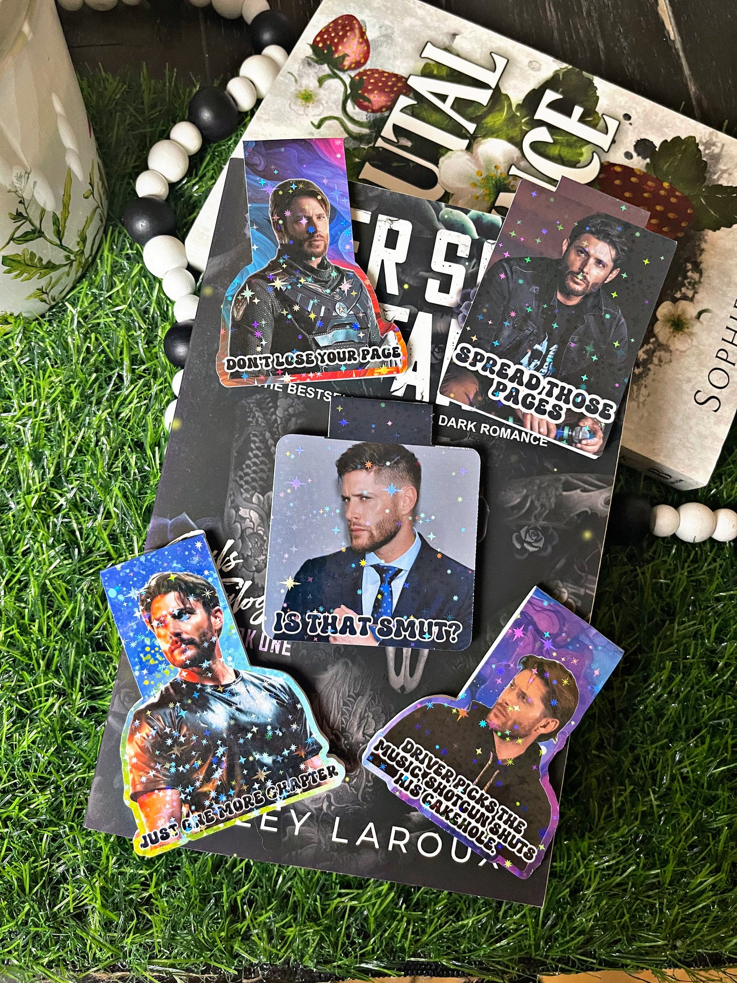 Jensen Ackles Magnetic Bookmark, Supernatural Magnetic Bookmark, Dean Winchester Bookmark, Cute Reading Accessory, Book Gift,