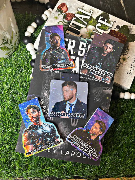 Jensen Ackles Magnetic Bookmark, Supernatural Magnetic Bookmark, Dean Winchester Bookmark, Cute Reading Accessory, Book Gift,