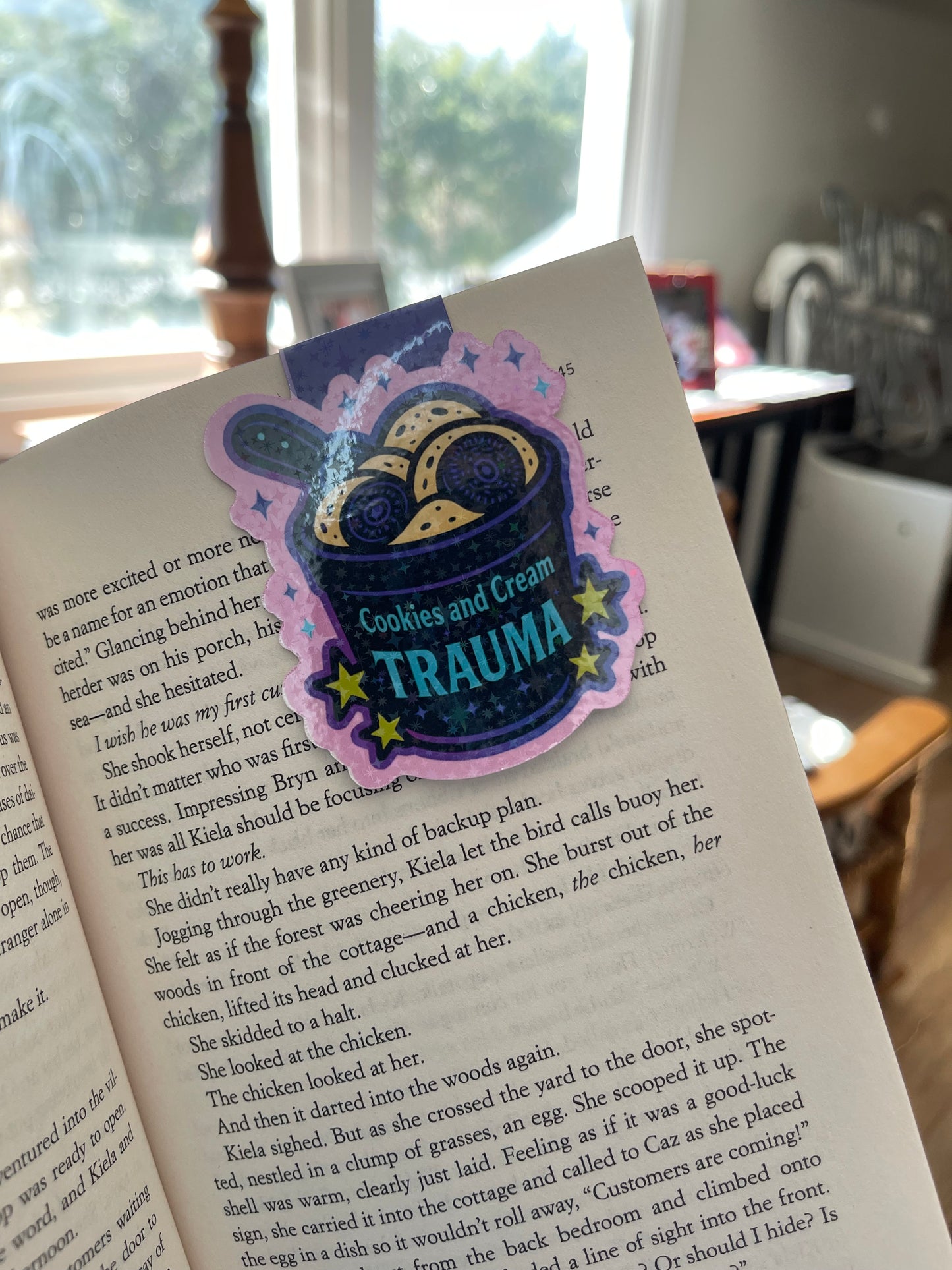 Cookies And Cream Magnetic Bookmark