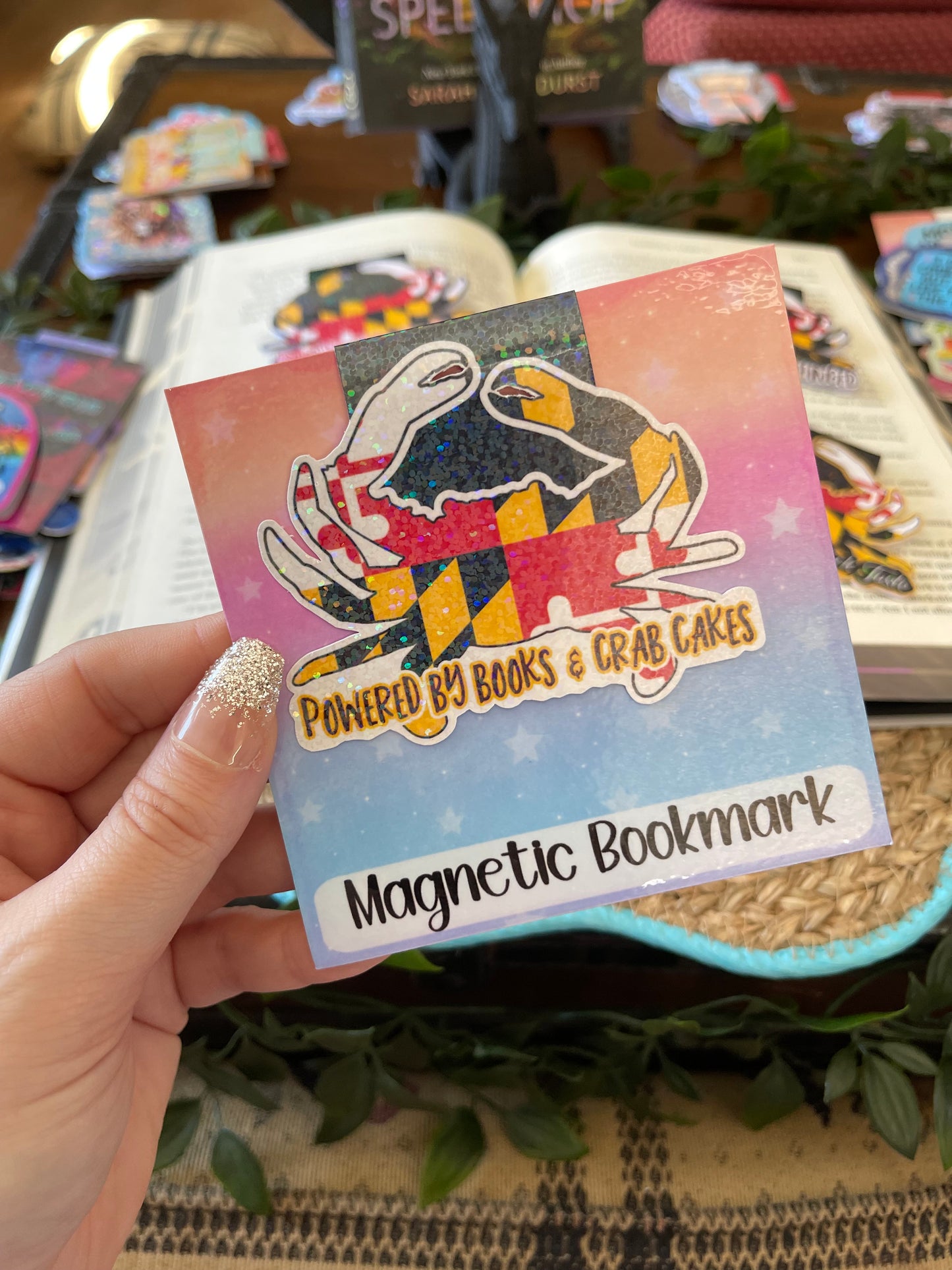 Maryland Crab Magnetic Bookmark
