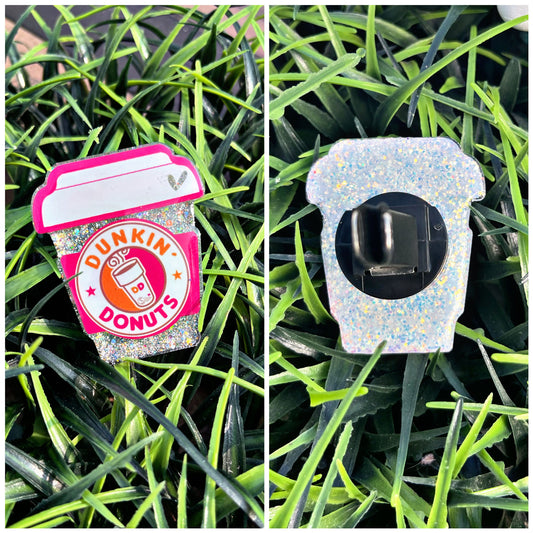 Dunkin Donuts Car Vent Clip • Coffee Car Air Freshener • Cute Car Accessories • Essential Oils • Scented Car Freshener • Car Decor