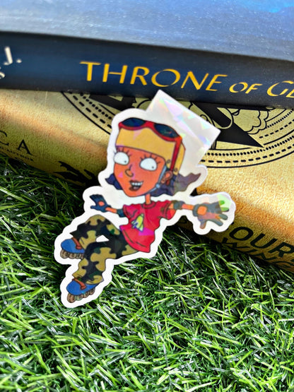 Rocket Power Bookmark, Cartoon Magnetic Bookmark, Cute Reading Accessory, Book Gift,
