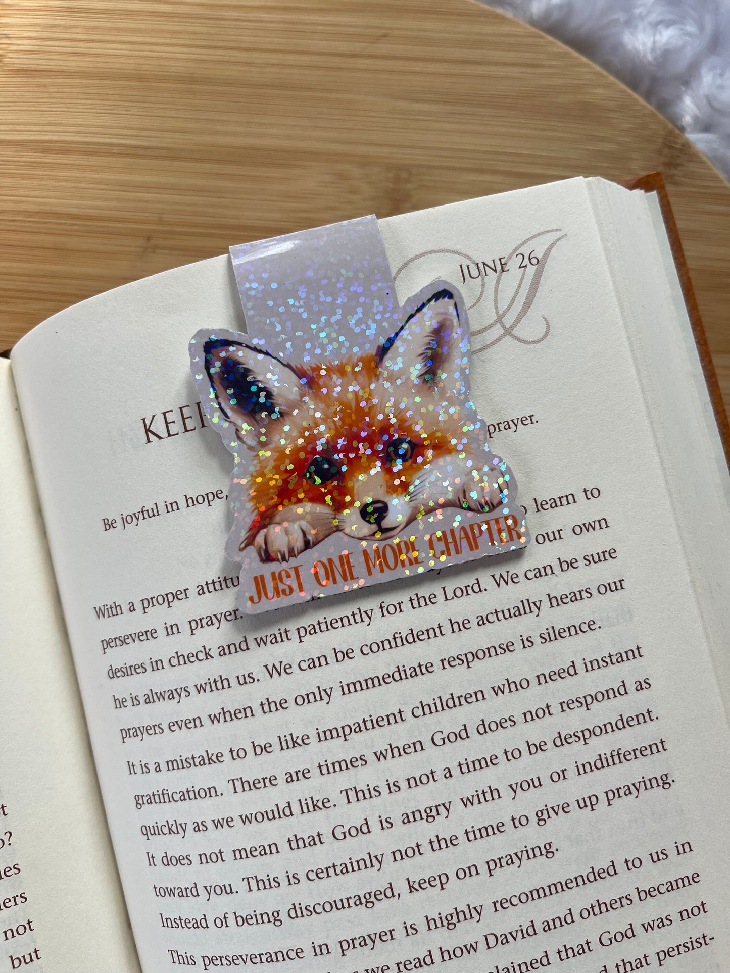 Fox Magnetic Bookmark, Fox Bookmark, Reading Accessory, Book Gift, Cute Bookmark, Unique Bookmark, Personalized Bookmark