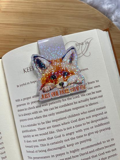 Fox Magnetic Bookmark, Fox Bookmark, Reading Accessory, Book Gift, Cute Bookmark, Unique Bookmark, Personalized Bookmark