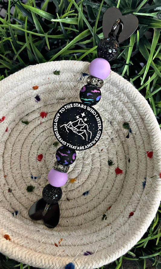 Bookish Kindle Strap, Cute Kindle Strap, Kindle Accessories, To the Stars Who Listen Kindle decorations,  Phone Holder, Phone Strap