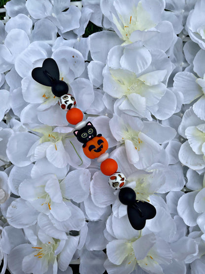 Black Cat Cupcake Halloween Kindle Strap