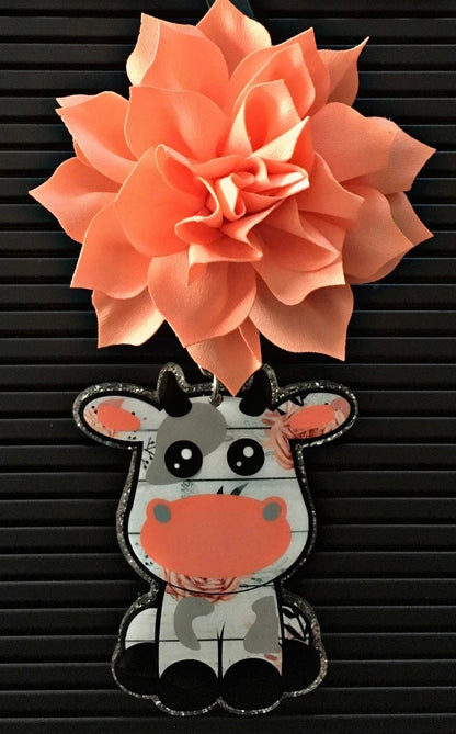 Cow Car Air Freshener • Cow Car Decor • Cute Car Accessories
