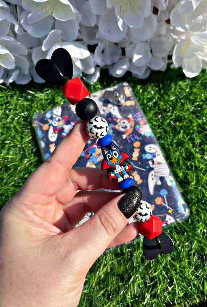 Halloween Heeler Dog Kindle Strap