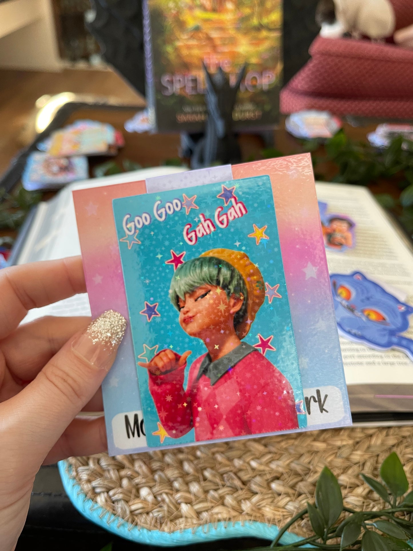 Cartoon Boy Magnetic Bookmark