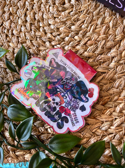 Dark Romance Magnetic Bookmark