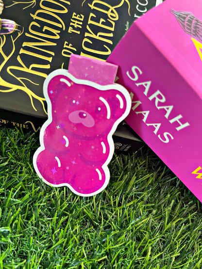 Gummy Bear Magnetic Bookmark,  Cute Gummy Bear Magnetic Bookmark, Candy Bookmark,  Cute Reading Accessory, Book Gift, Cute Bookmark