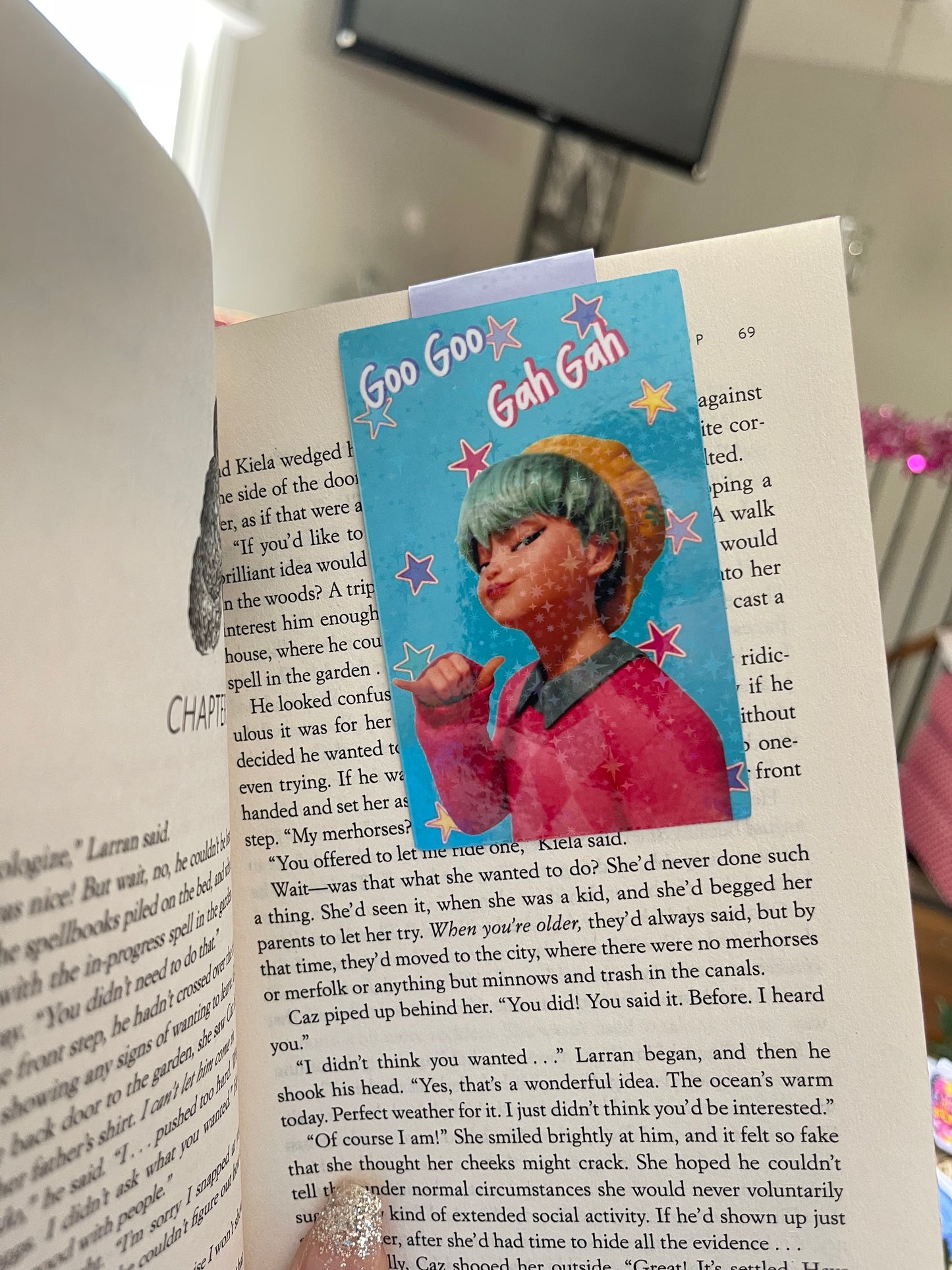 Cartoon Boy Magnetic Bookmark
