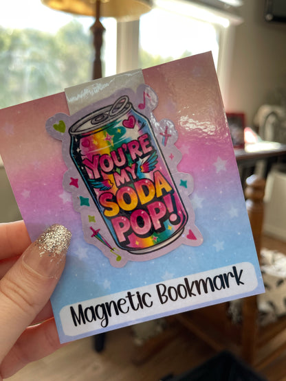 Soda Pop Magnetic Bookmark