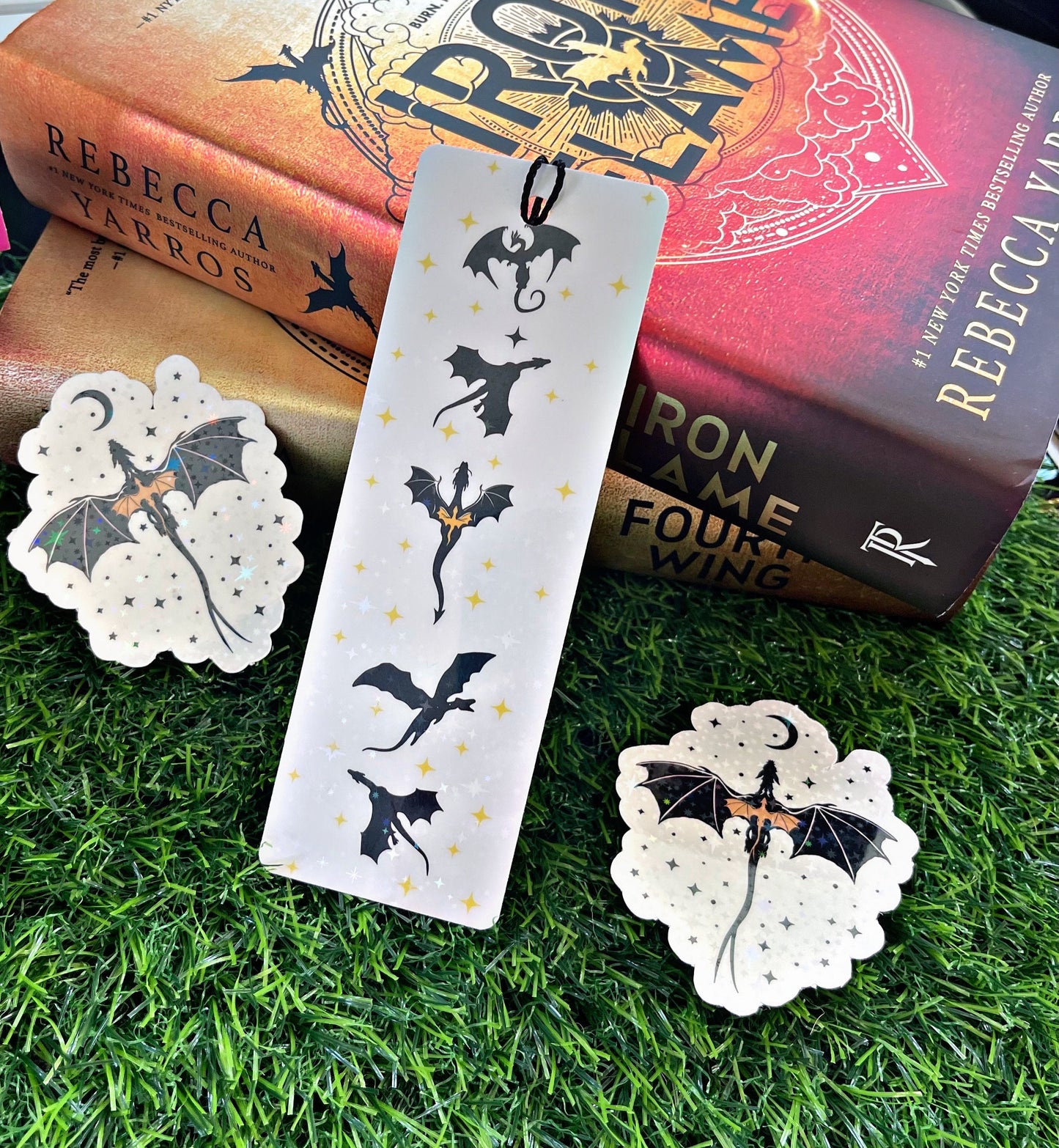 Dragon Bookmark, Forth Wing Themed Bookmark, Reading Accessory, Book Gift, Cute Bookmark, Unique Bookmark, Personalized Bookmark