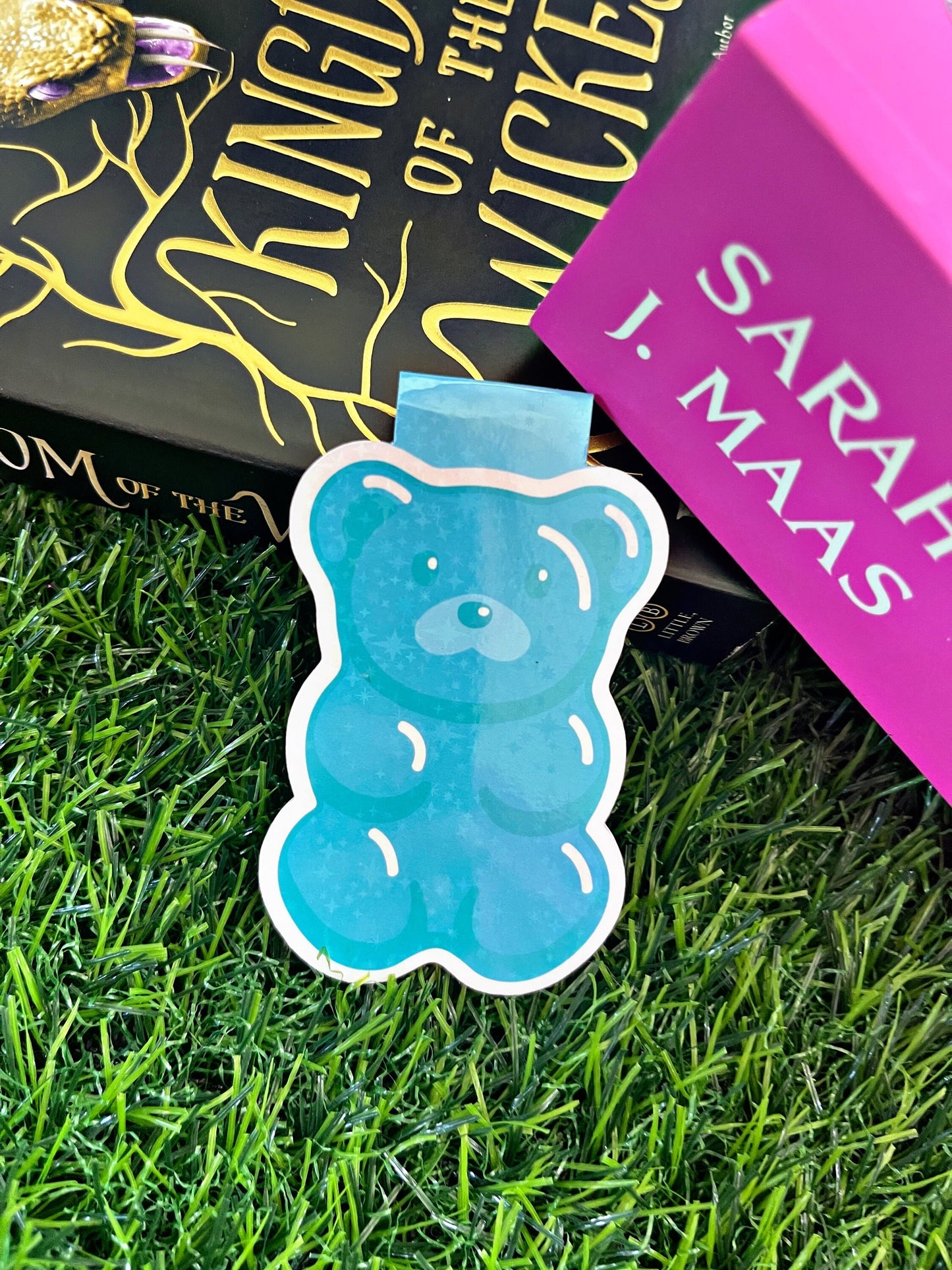 Gummy Bear Magnetic Bookmark,  Cute Gummy Bear Magnetic Bookmark, Candy Bookmark,  Cute Reading Accessory, Book Gift, Cute Bookmark